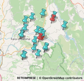 Mappa Località Montecalvo di Sotto, 02038 Scandriglia RI, Italia (6.64)