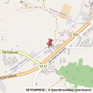 Mappa Via Scalette, 6, 02038 Poggio Nativo, Rieti (Lazio)
