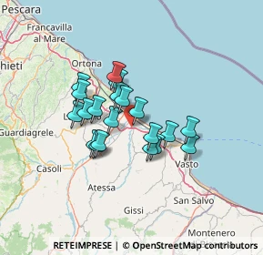 Mappa E55, 66020 Torino di Sangro CH, Italia (10.3635)