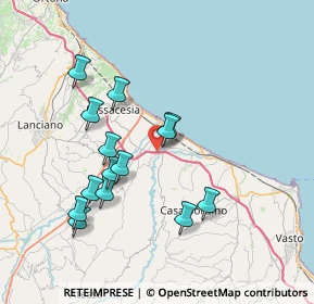 Mappa E55, 66020 Torino di Sangro CH, Italia (7.46714)