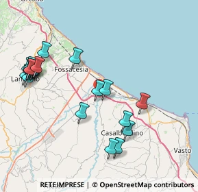 Mappa E55, 66020 Torino di Sangro CH, Italia (9.5455)