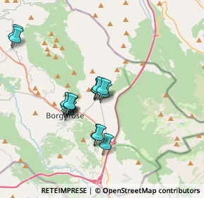 Mappa Via San Rocco, 02021 Borgorose RI, Italia (4.493)