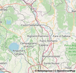 Mappa 00068 Rignano Flaminio RM, Italia (14.2715)