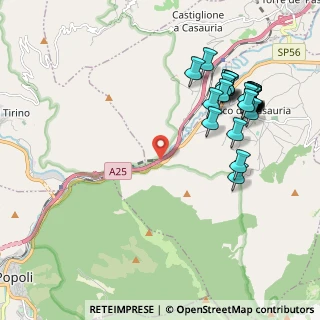 Mappa A25 Torano - Pescara, 65028 Popoli PE, Italia (2.45714)