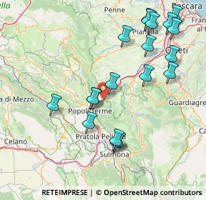 Mappa A25 Torano - Pescara, 65028 Popoli PE, Italia (18.56211)