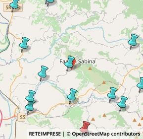 Mappa Via S. Maria dei Santi, 02032 Fara in Sabina RI, Italia (6.52067)