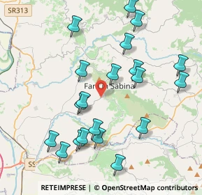 Mappa Via S. Maria dei Santi, 02032 Fara in Sabina RI, Italia (4.4665)