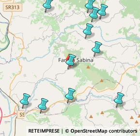 Mappa Via S. Maria dei Santi, 02032 Fara in Sabina RI, Italia (5.31182)