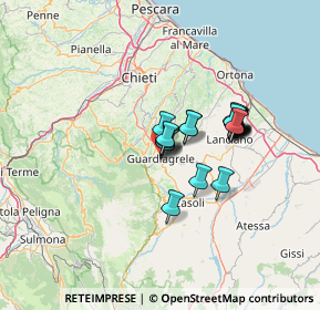 Mappa Via Anello, 66016 Guardiagrele CH, Italia (10.1425)