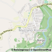 Mapa Mazzano Romano