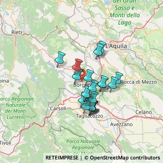 Mappa SP 67, 02021 Borgorose RI (11.1155)