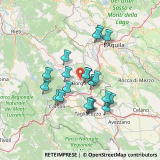 Mappa SP 67, 02021 Borgorose RI (13.431)