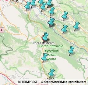 Mappa 67048 Rocca di Mezzo AQ, Italia (9.0845)