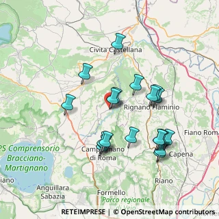 Mappa Via Angelo Pancrazi, 00060 Mazzano Romano RM, Italia (7.6105)