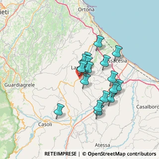 Mappa Contrada Follani, 66034 Lanciano CH, Italia (5.87833)