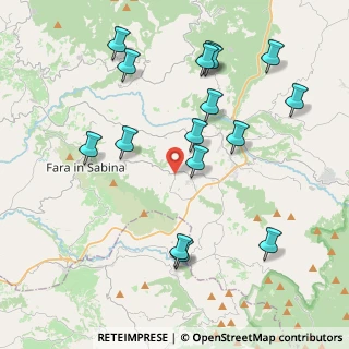 Mappa Via Capolli, 02030 Poggio Nativo RI, Italia (4.62625)