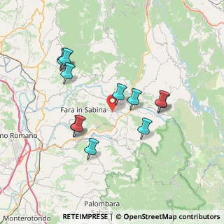 Mappa Via Capolli, 02030 Poggio Nativo RI, Italia (7.49917)
