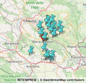 Mappa Via Vittime IX Maggio, 67048 Rocca di Mezzo AQ, Italia (10.4425)