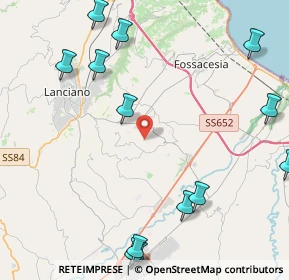 Mappa 66030 Mozzagrogna CH, Italia (6.03769)