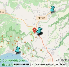 Mappa Via Sutri Vecchia, 01030 Monterosi VT, Italia (3.235)