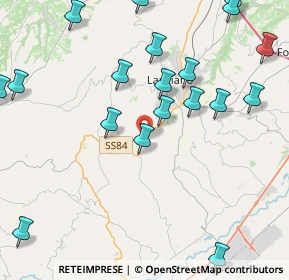 Mappa Via Bivio Grotte, 66016 Guardiagrele CH, Italia (5.6495)