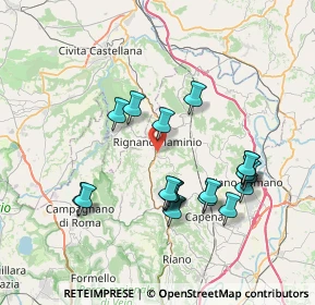 Mappa 00068 Rignano Flaminio RM, Italia (7.59947)