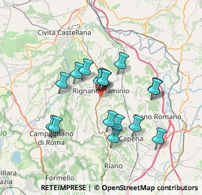 Mappa 00068 Rignano Flaminio RM, Italia (6.09059)