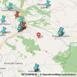 Mappa Unnamed Road, 02037 Poggio Moiano RI, Italia (3.0775)