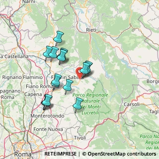 Mappa Via delle Mimose, 02030 Poggio Nativo RI, Italia (12.89813)