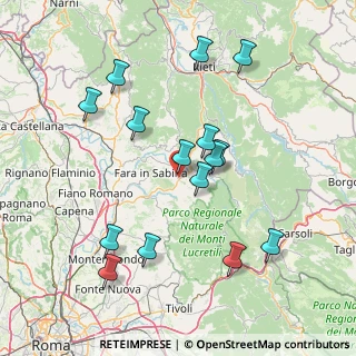 Mappa Via delle Mimose, 02030 Poggio Nativo RI, Italia (16.28133)
