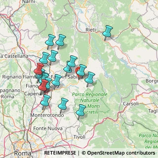 Mappa Via delle Mimose, 02030 Poggio Nativo RI, Italia (15.4295)