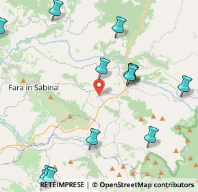 Mappa Via Peschieta, 02030 Poggio Nativo RI, Italia (5.75385)