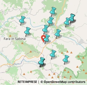 Mappa Via Peschieta, 02030 Poggio Nativo RI, Italia (4.24375)