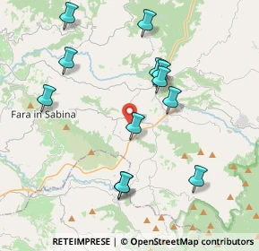 Mappa Via Peschieta, 02030 Poggio Nativo RI, Italia (4.245)