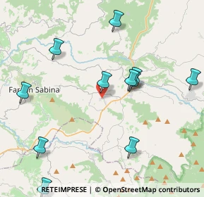 Mappa Via Peschieta, 02030 Poggio Nativo RI, Italia (4.83364)