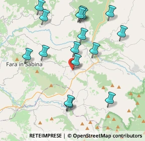 Mappa Via Peschieta, 02030 Poggio Nativo RI, Italia (4.63875)