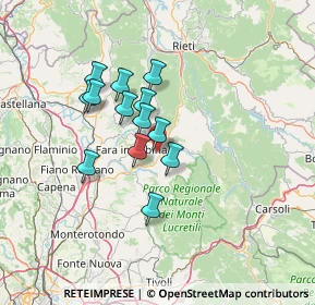 Mappa Via Peschieta, 02030 Poggio Nativo RI, Italia (11.10923)