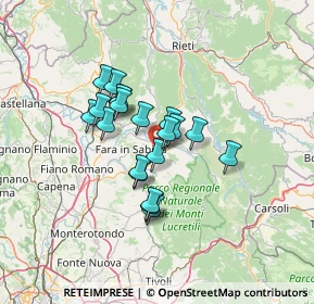 Mappa Via Peschieta, 02030 Poggio Nativo RI, Italia (10.308)