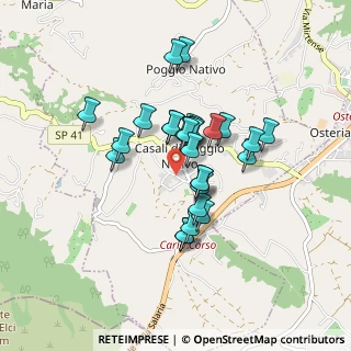 Mappa Via Peschieta, 02030 Poggio Nativo RI, Italia (0.67857)