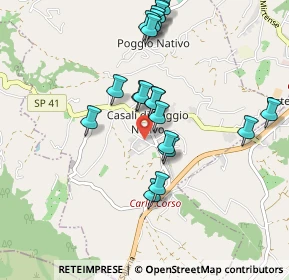 Mappa Via Peschieta, 02030 Poggio Nativo RI, Italia (0.9645)