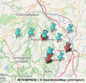 Mappa Via Michelangelo Buonarroti, 00068 Rignano Flaminio RM, Italia (7.0815)