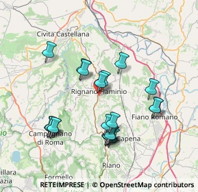 Mappa Via Michelangelo Buonarroti, 00068 Rignano Flaminio RM, Italia (7.5105)