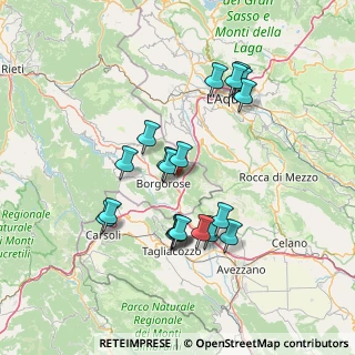 Mappa Via dello Sport, 02021 Borgorose RI, Italia (14.176)