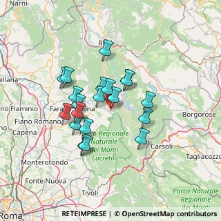 Mappa Via Cicerone, 02037 Poggio Moiano RI, Italia (11.8345)