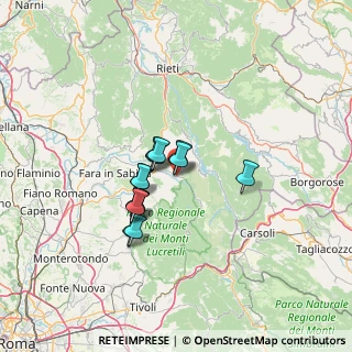 Mappa Via Cicerone, 02037 Poggio Moiano RI, Italia (9.54923)