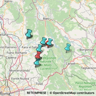 Mappa Via Alcide De Gasperi, 02037 Poggio Moiano RI, Italia (11.18353)