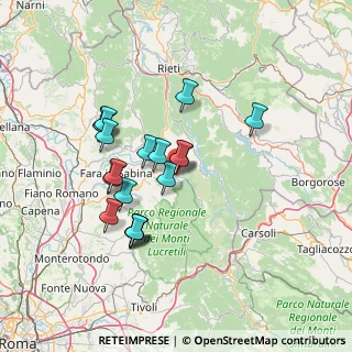 Mappa Via Alcide De Gasperi, 02037 Poggio Moiano RI, Italia (13.05211)