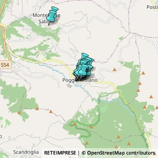 Mappa Via Alcide De Gasperi, 02037 Poggio Moiano RI, Italia (0.587)