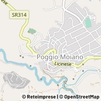 মানচিত্র Poggio Moiano