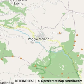 Mappa Poggio Moiano